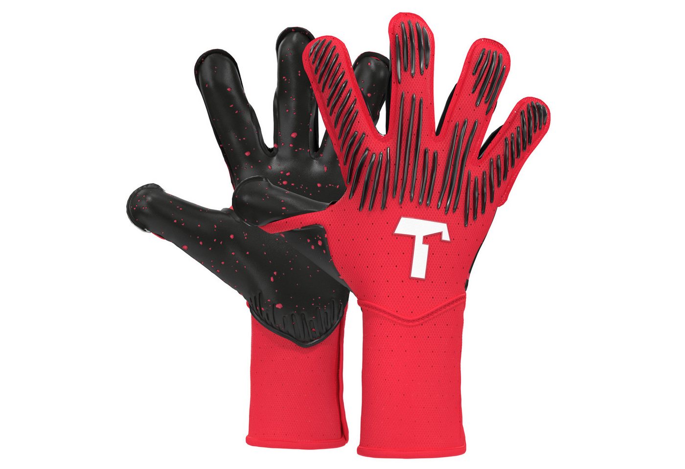 T1TAN Torwarthandschuhe Erwachsene Rebel Solar Red Bild 3