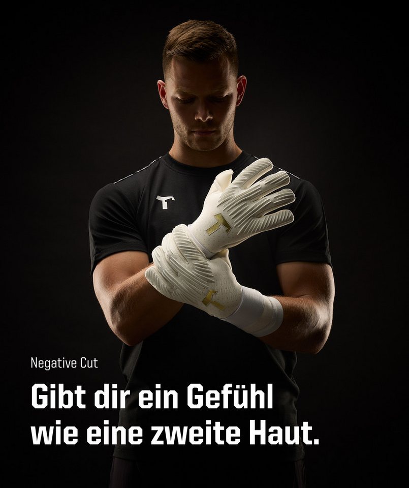 T1TAN Torwarthandschuhe Erwachsene Rebel White-Out Bild 5