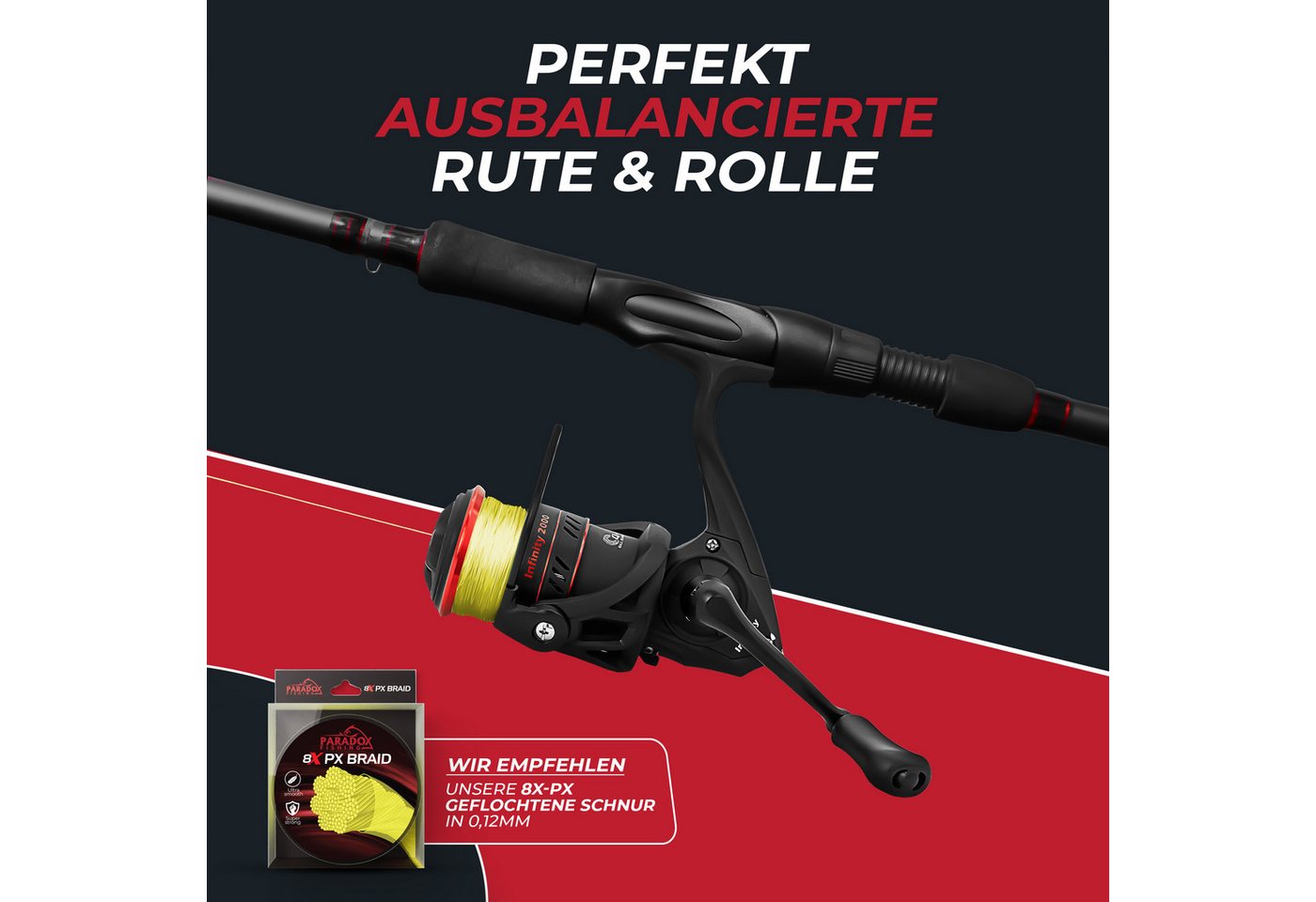 Paradox Fishing Spinnrolle Infinity 2000, 3000, 4000, 2000, 3000, 4000) Bild 5
