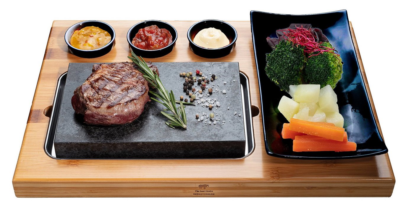 Beefstone Tischgrill Heißer Stein Grillset Modell UNO Bild 3