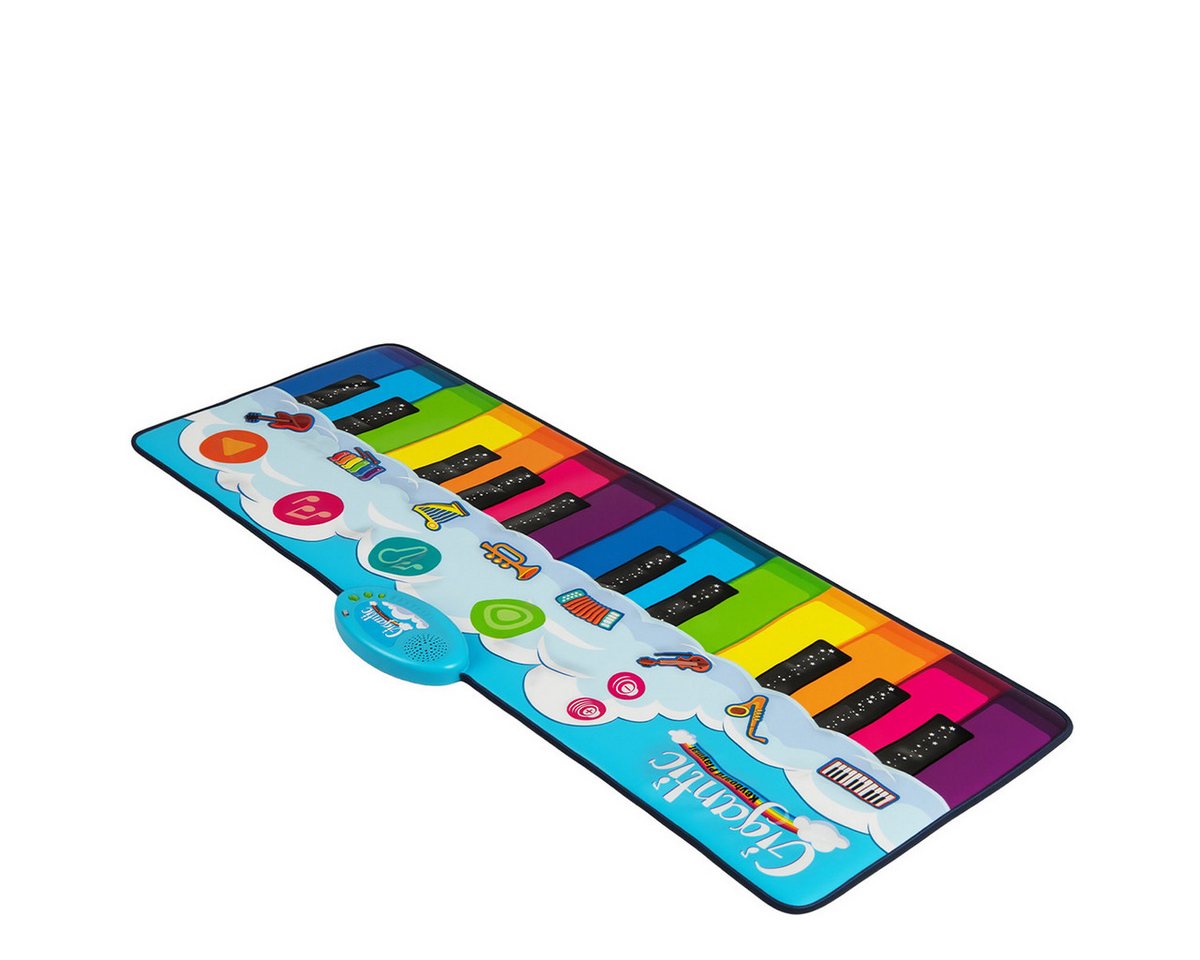 COSTWAY Spielmatte, Musikspielmatte mit 8 Instrumentenklängen, 120 x 47 Bild 3