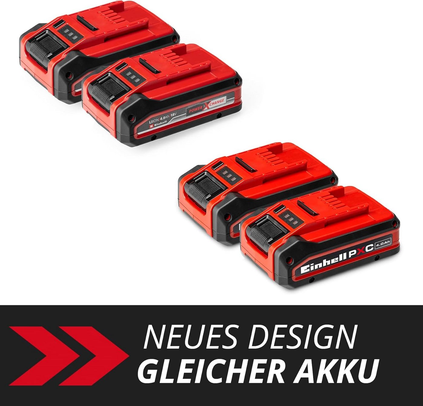 Einhell EINHELL 18V Ersatzakku PXC-Twinpack 4.0 AhPower Plus 2er Pack Akku-Set (2 St) Bild 4
