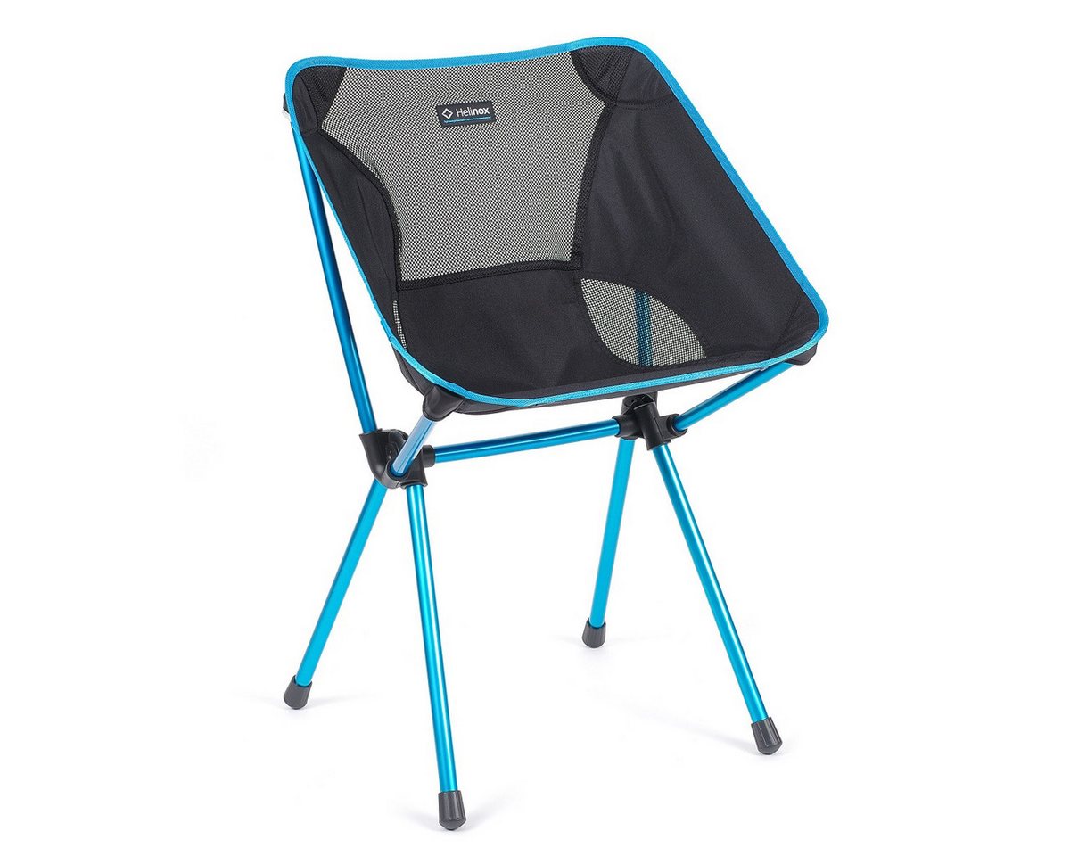 Helinox Campingstuhl Chair Café (höher und aufrechter) schwarz/blau