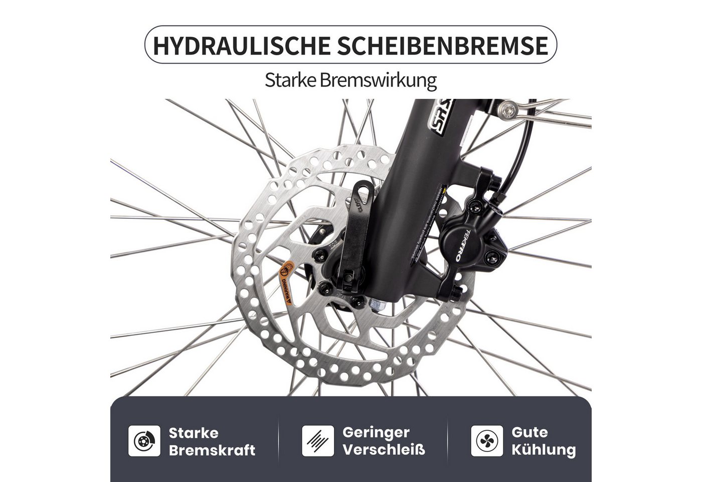 SAXXX E-Bike Cityrad 20 Zoll, 80Nm Mittelmotor, bis zu 100km, für Damen und Herren, 10 Gang SHIMANO Deore Schaltwerk, Kettenschaltung, Mittelmotor, 540 Wh, (Gepäckträger bis 25 kg, Max. 130 kg, hydr. Scheibenbremsen), Elektrofahrrad, StVZO Pedelec, Trekkingrad, vormontiert zu 95 % Bild 5