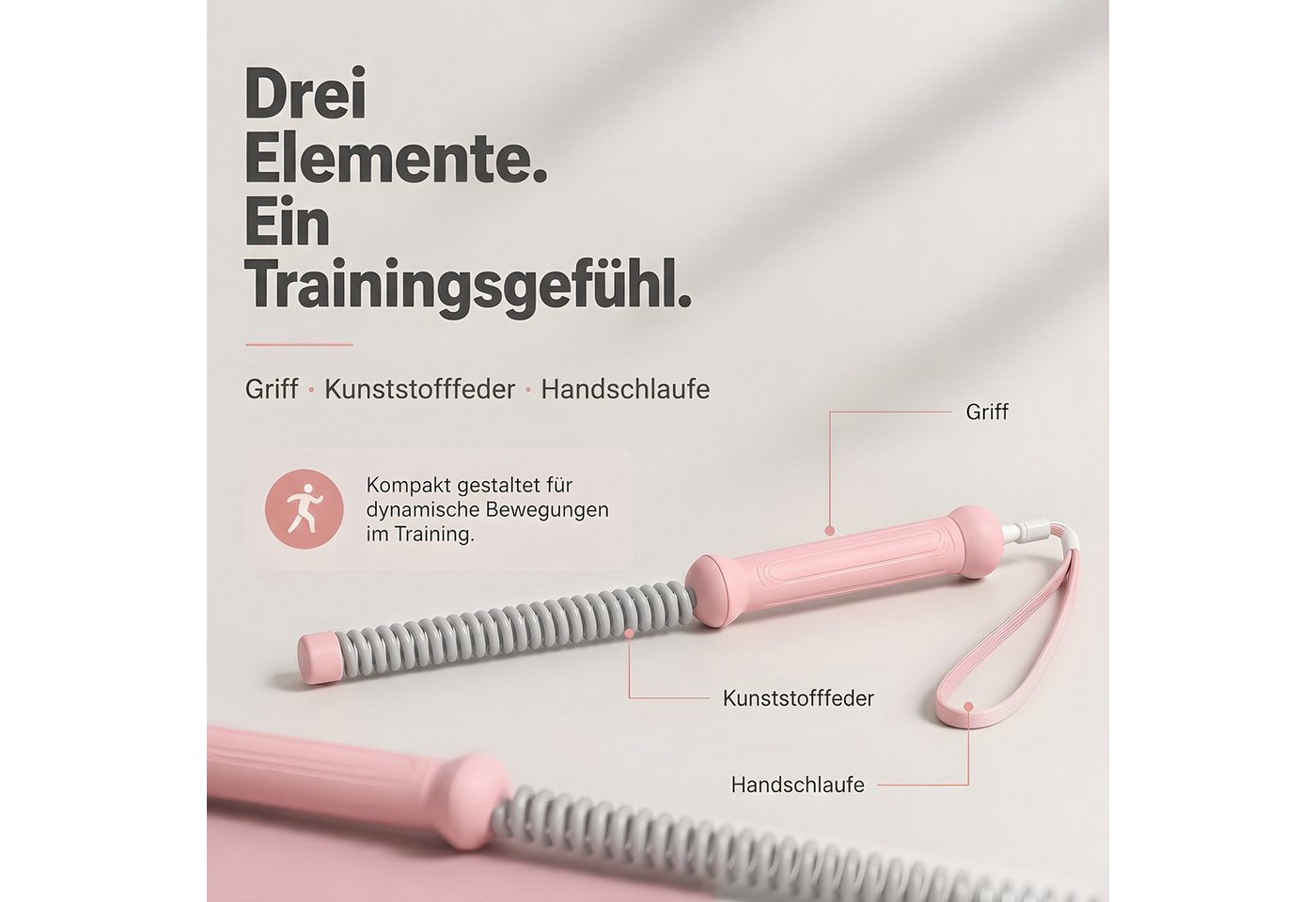 SURFOU Multitrainer 2 Stück Kampfseile für das Fitnessstudio zu Hause robustes Armtrainer, (für Rumpfmuskelaufbau, HIIT und Low-Impact-Aerobic-Training, für Krafttraining, tragbare, schnurlose Kampfseile) Bild 5