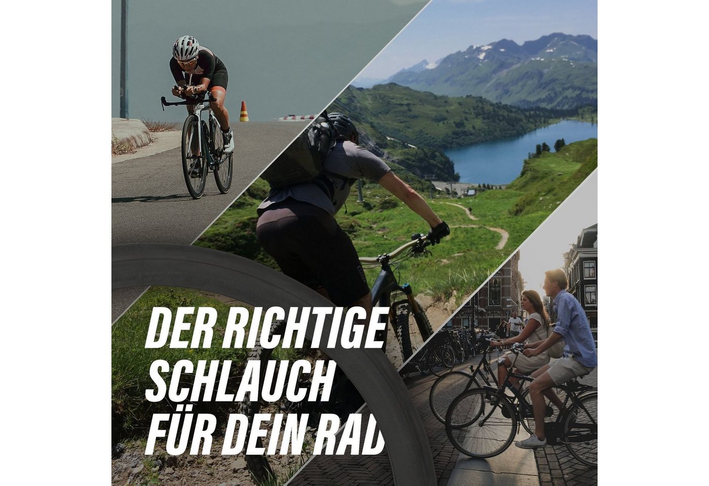 Bestlivings Fahrradschlauch vers. Schlauchgrößen 12 - 29 Zoll, 28 Zoll, (1-St., ETRTO-Norm: 18/25 - 622/635), Fahrradschlauch (Sclaverand Ventil) - 28 Zoll Innenschlauch Ersatz
