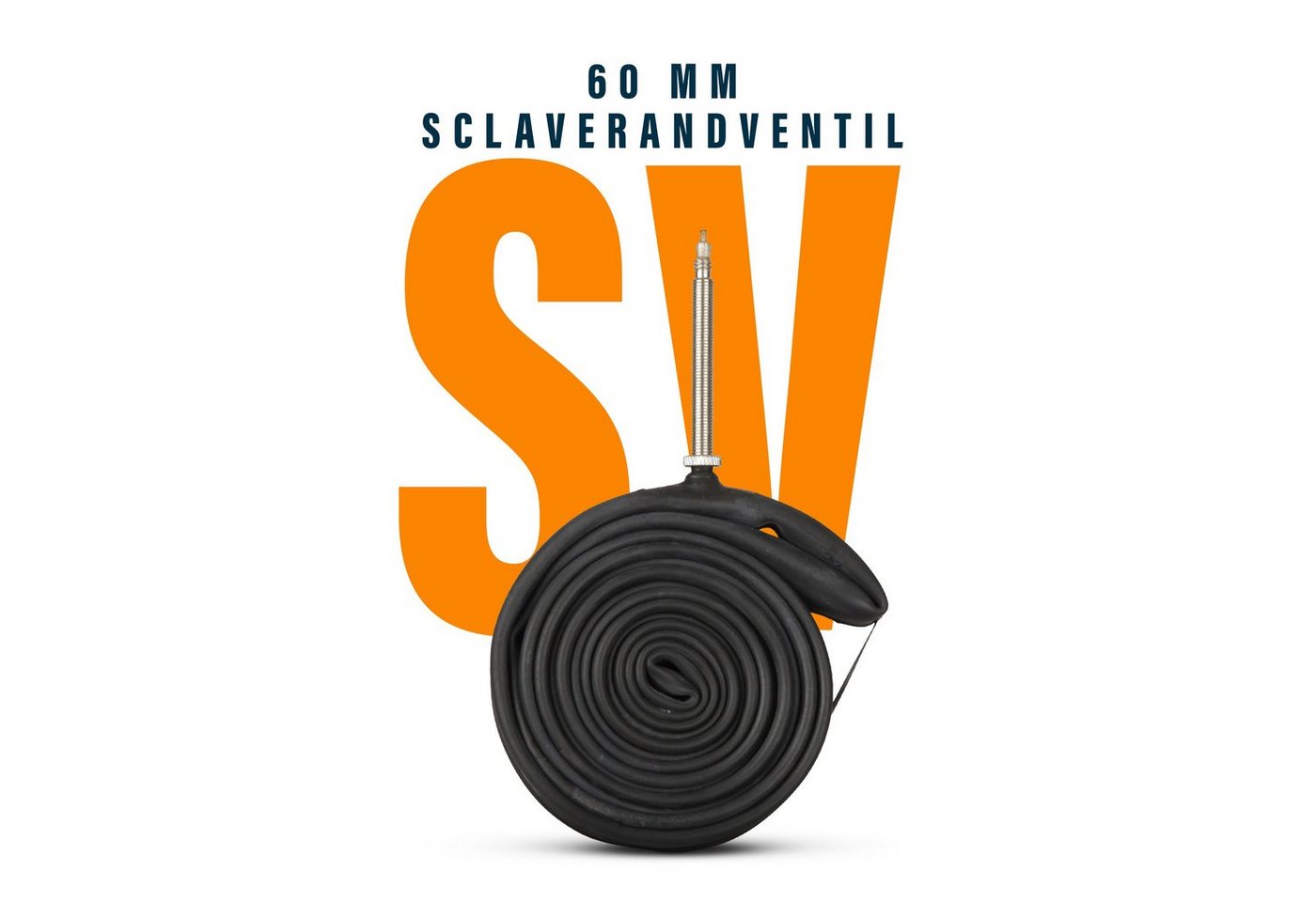 Bestlivings Fahrradschlauch vers. Schlauchgrößen 12 - 29 Zoll, 28 Zoll, (1-St., ETRTO-Norm: 18/25 - 622/635), Fahrradschlauch (Sclaverand Ventil) - 28 Zoll Innenschlauch Ersatz Bild 2