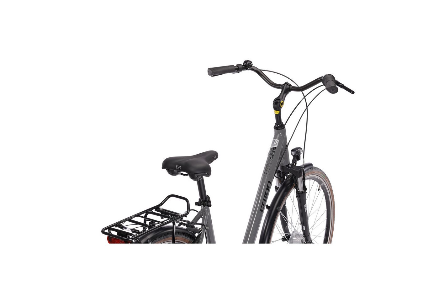 Airtracks Cityrad 28 Zoll Damen City Fahrrad CITERRA SL2 WAVE / LOW STEP Bike, 7 Gang Shimano NEXUS Schaltwerk, Nabenschaltung, (Shimano Nexus 7), Grau - Rahmenhöhen 45cm 50cm 55cm - Modell 2026