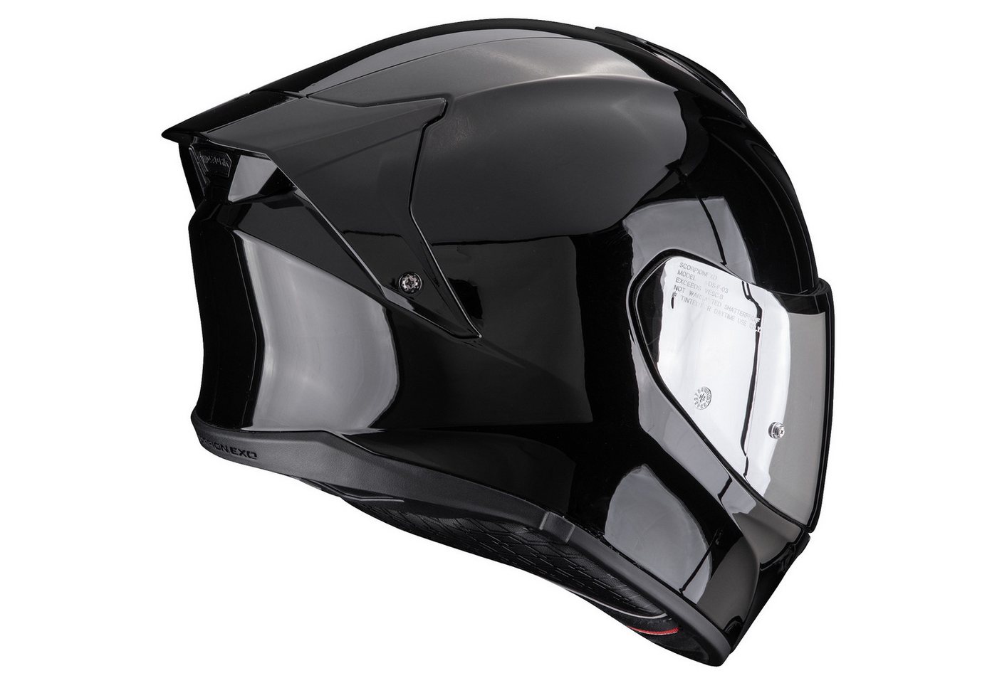 Scorpion Exo Motorradhelm Scorpion EXO-530 Air Solid Integralhelm Schwarz XXL (1er Set), integralhelm motorrad Bild 3