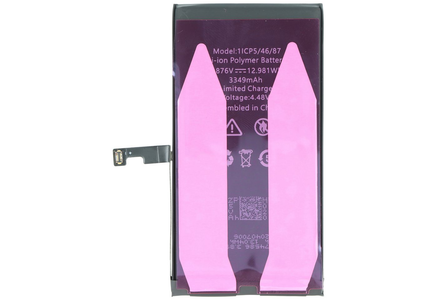 AccuCell Akku passend für Apple iPhone 15, Li-Polymer, 3,87V, 3349mAh, 12,98Wh Akku 3349 mAh (3,9 V) Bild 2