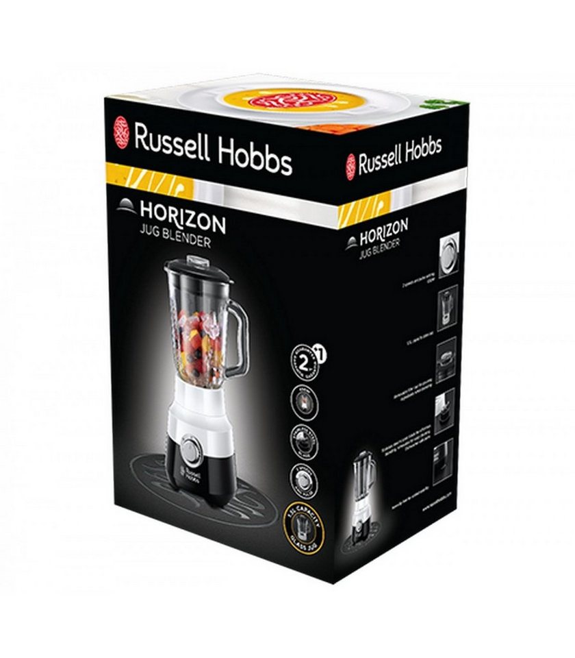 RUSSELL HOBBS Standmixer Russell Hobbs Mixer Glas-Standmixer Smoothiemaker Horizon 650W 1,5l, 650 W