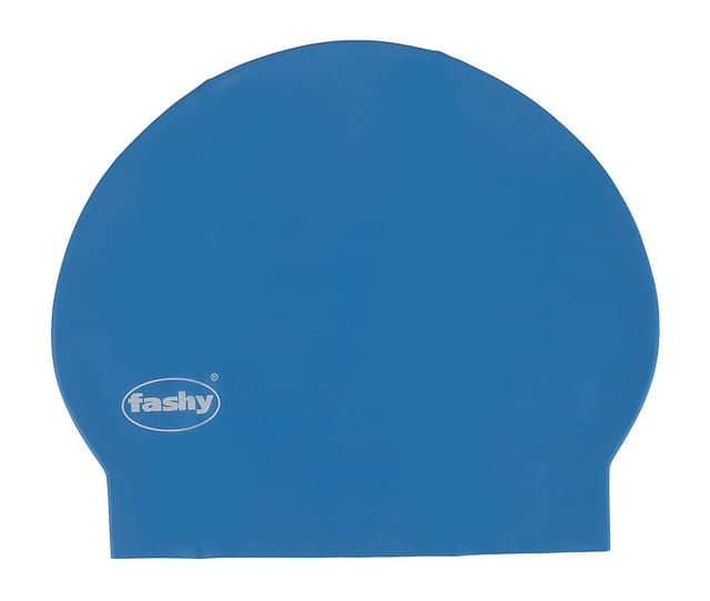 Fashy Badekappe Fashy - Latex Badehaube Badekappe Sporthaube Damen Herren Blau 3030-50