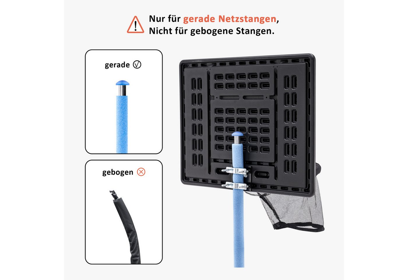 MCombo Kindertrampolin M MCombo Trampolin basketballkorb, Trampolin Zubehör Set, 31 cm, U-Halterungen Bild 4