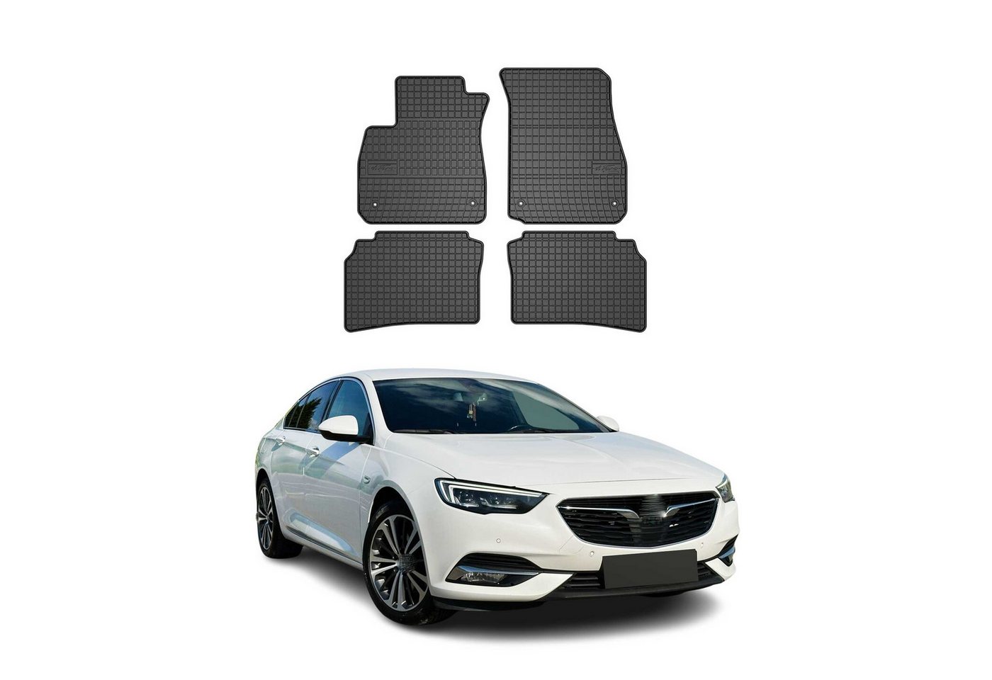 OMAC Auto-Fußmatten für Opel Insignia B 2017-2025 Gummimatten Schwarz 4 tlg (4 St), für Opel Insignia B 2017-2025 Opel Insignia B 2017-2025, Antirutsch,Wasserfest,Einfache Installation Bild 3