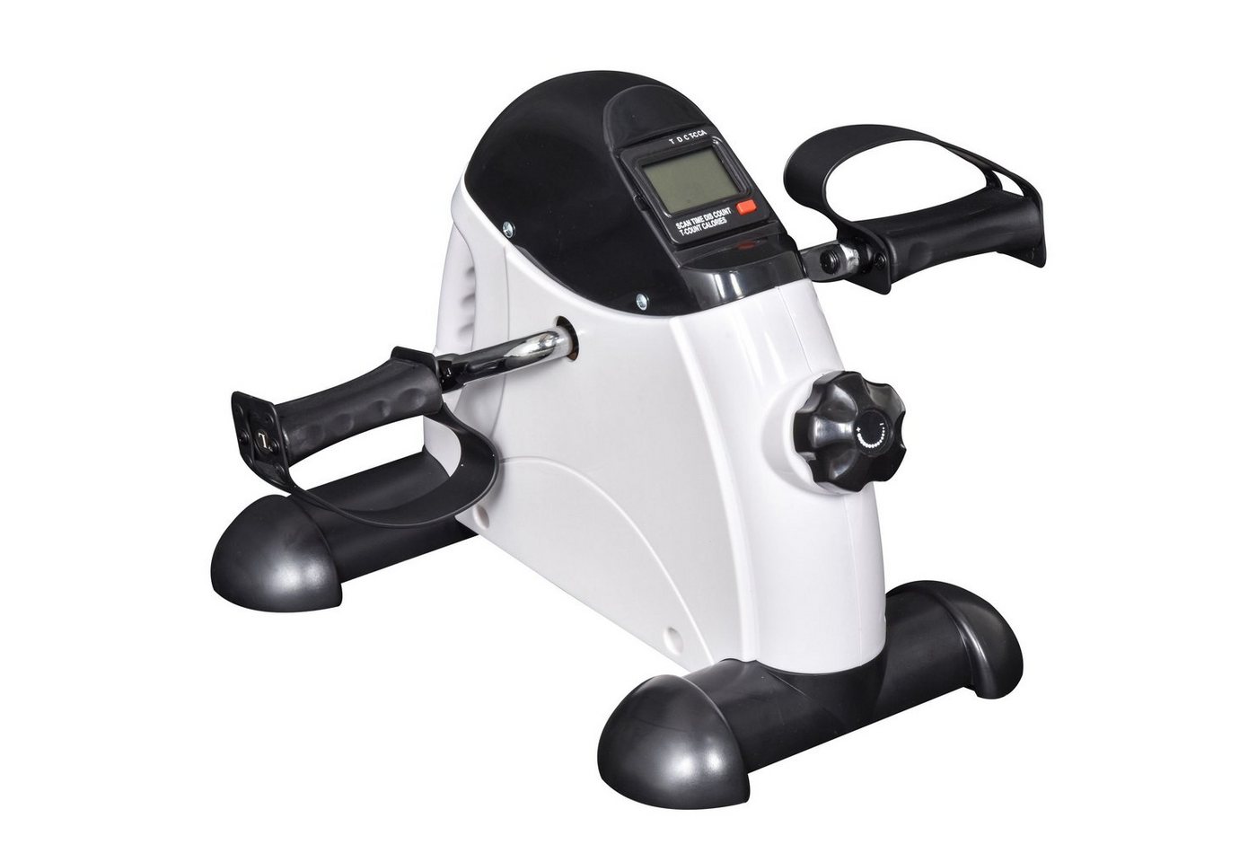 HOMCOM Heimtrainer Indoorsportbicycle mit LED Display (Fitnessgerät, 1-tlg., Fitness Fahrradtrainer), Weiß 40 x 39 x 29 cm Bild 4