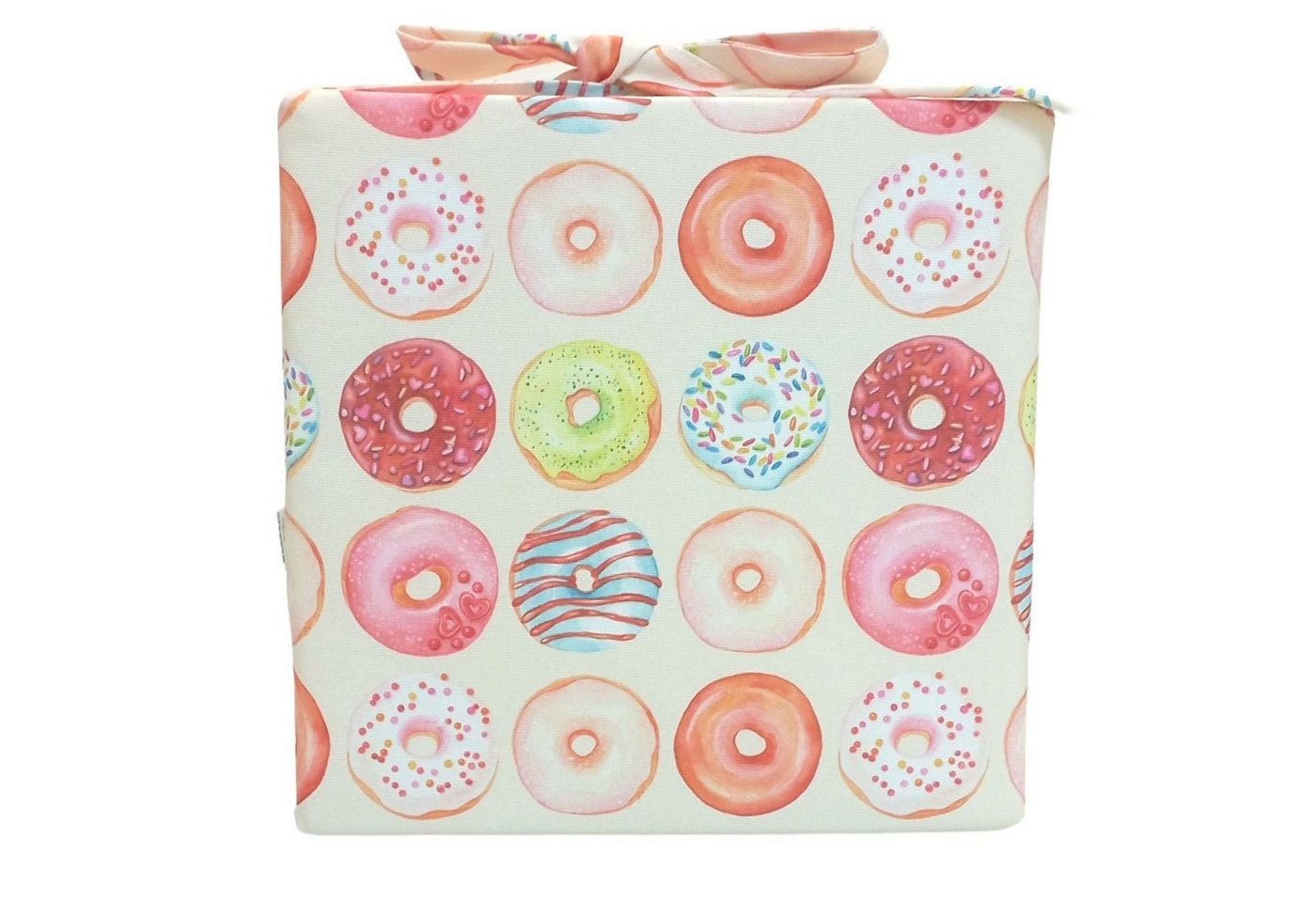 EMI & SAM Kindersitzerhöhung SITZKISSEN Sitzerhöhung für Kinder Stuhlkissen Kinderstuhl Hochstuhl, 6. Donuts Bild 2