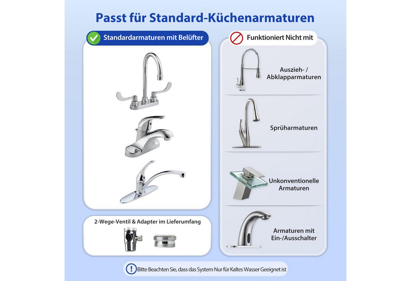 iSpring Wasserfilter CKC1C Wasserfilter mit Kohlefilter, 6,4 x 25,4 cm, transparent Bild 5