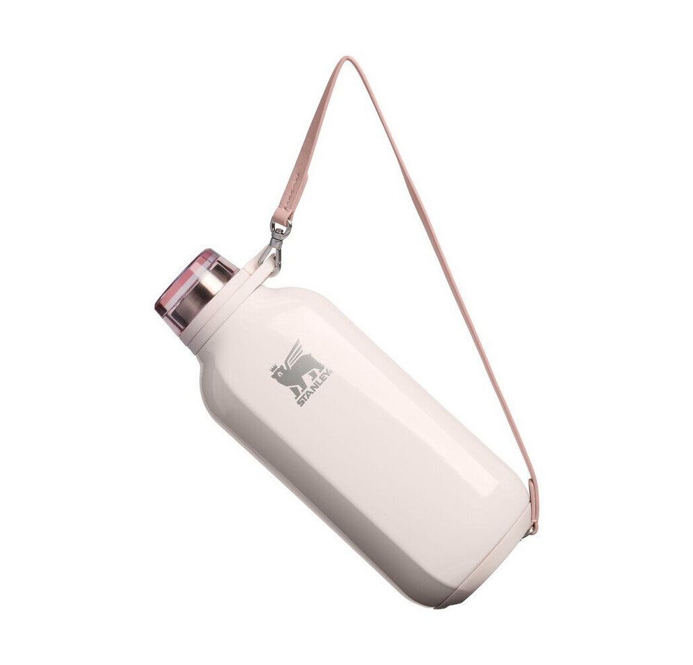 STANLEY Trinkflasche Clutch Bottle 0,47 l Rose Quartz, Clutch Bottle, 0,47 l, Recycelter 18/8-Edelstahl, beige Bild 4