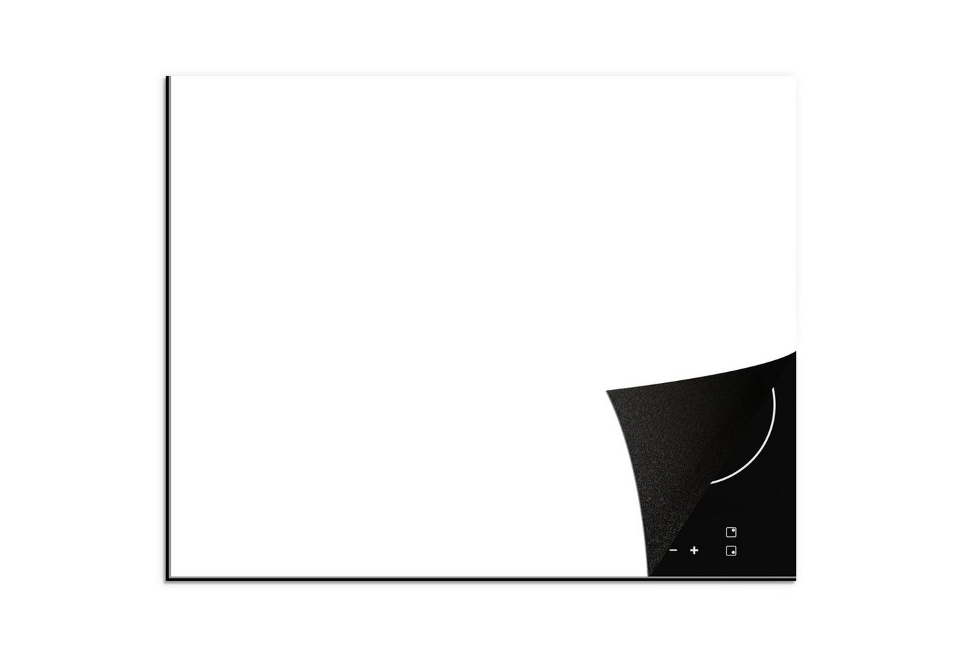MuchoWow Herd-Abdeckplatte Weiß - Farben - Neutral, Vinyl, (1 tlg), Abdeckung Induktionskochfeld Schutzmatte, Küche Deko, 65x52 cm Bild 5