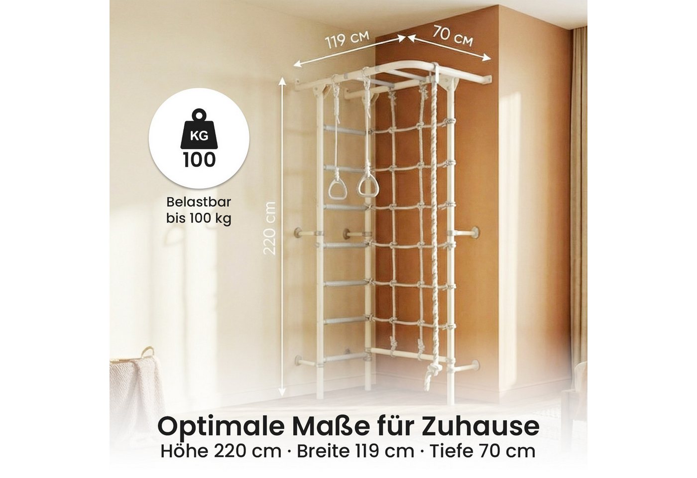 Jeflex Sprossenwand Sprossenwand ClimbMaxx M5 Bild 2