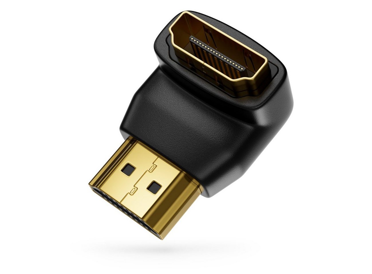 deleyCON deleyCON 90° & 270° Winkeladapter im Set HDMI Typ A 4K UHD 3D Full HD HDMI-Kabel Bild 3