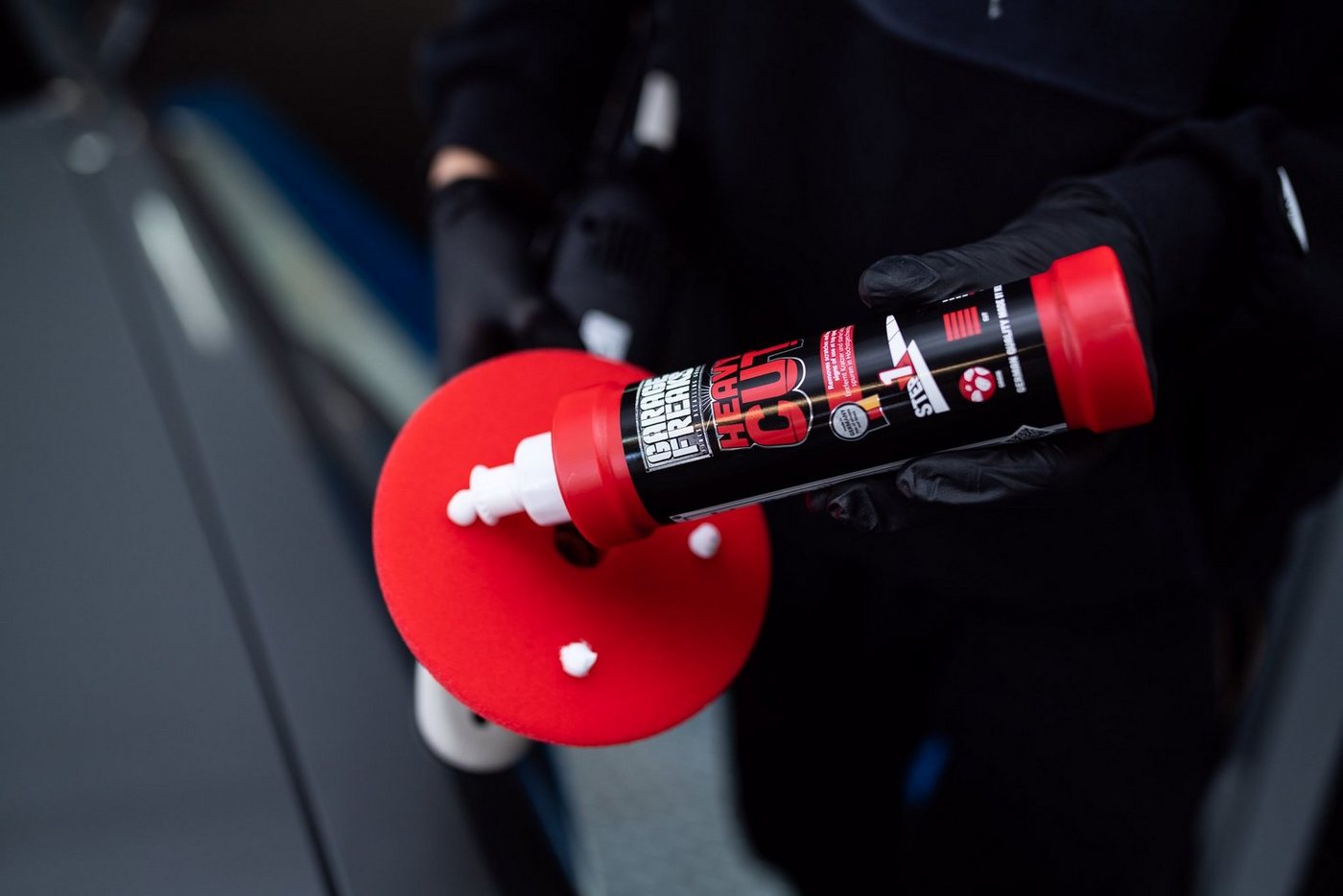 Garage Freaks Politur - Heavy Cut, Medium Cut, Finish Cut, Carnauba Versiegelung Autopolitur (3 St), Auto Polier Set