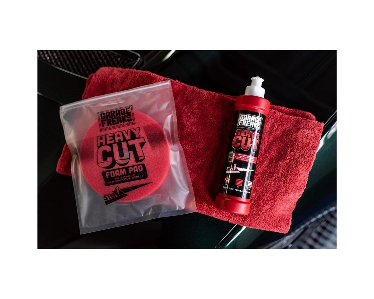 Garage Freaks Politur - Heavy Cut, Medium Cut, Finish Cut, Carnauba Versiegelung Autopolitur (3 St), Auto Polier Set Bild 3