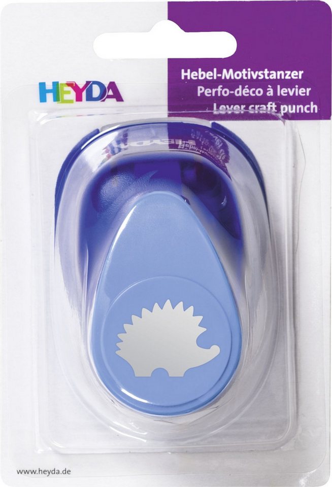 Heyda Motivstanzer Motivstanzer für Karton bis 220g/qm Igel ca. 25x25mm Bild 3