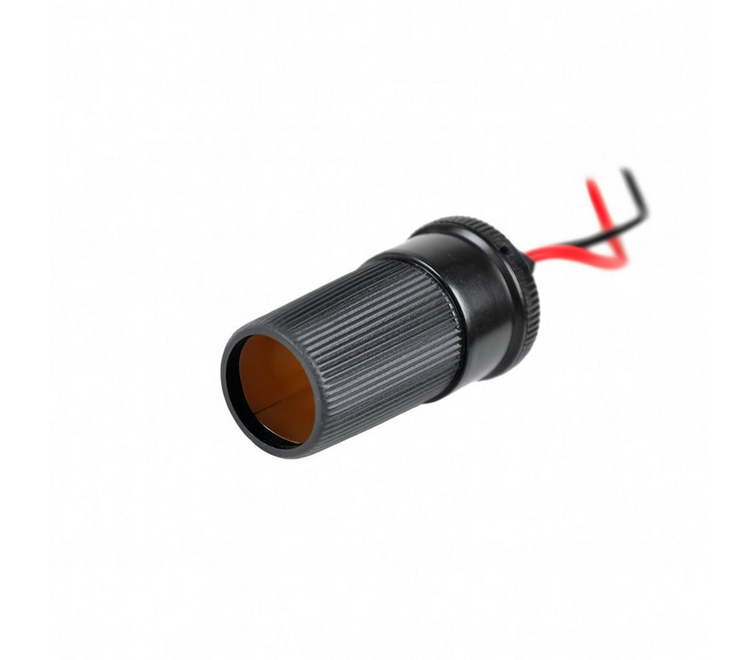 Bolwins Q35C 12V Auto Batterieklemme Zigarettenanzünder Verlängerungskabel KFZ Stromkabel, Batterieklemme (Alligator Clips), 12V Zigarettenanzünder Buchse (30 cm), Stromversorgung von 12V-Geräten über Fahrzeugbatterie Bild 3