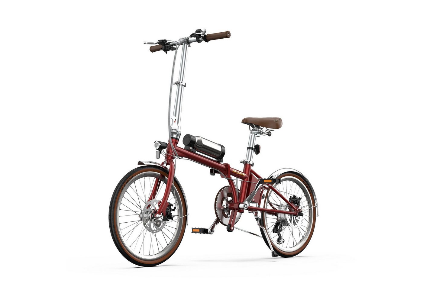 Onesport E-Bike Cityrad OT02 pro e bike für herren u.damen 36V 250W 30Nm Klapp-E-Bike, Kettenschaltung, Heckmotor, 187,2 Wh, 187Wh 36V 250W klapprad 40km Reichweite 14,5kg leicht Bild 2