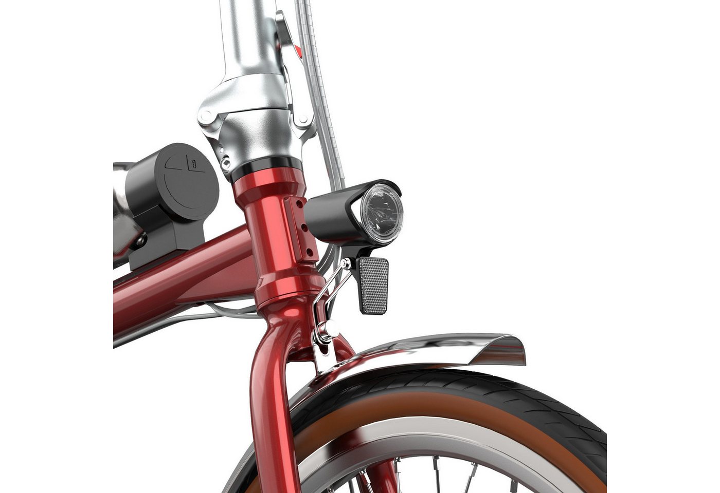 Onesport E-Bike Cityrad OT02 pro e bike für herren u.damen 36V 250W 30Nm Klapp-E-Bike, Kettenschaltung, Heckmotor, 187,2 Wh, 187Wh 36V 250W klapprad 40km Reichweite 14,5kg leicht Bild 4