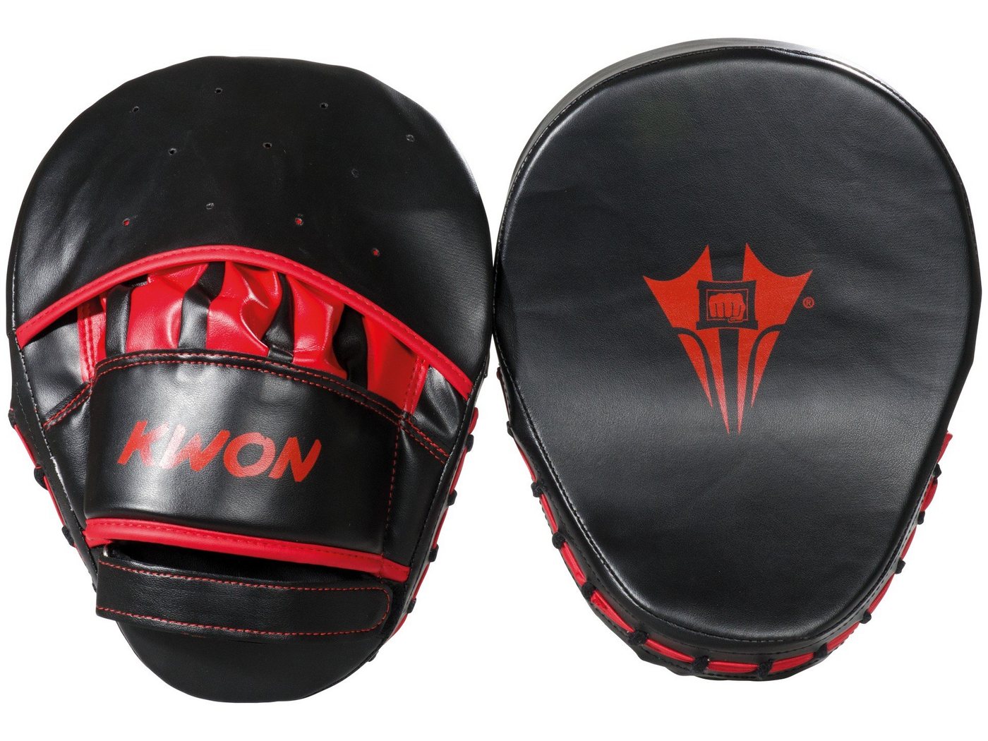 KWON Schlagpolster Handpratzen Coaching Mitt Contender Schlagkissen Boxen Kickboxen, Vollkontakt geeignet, Extra dick, 27 cm Bild 2