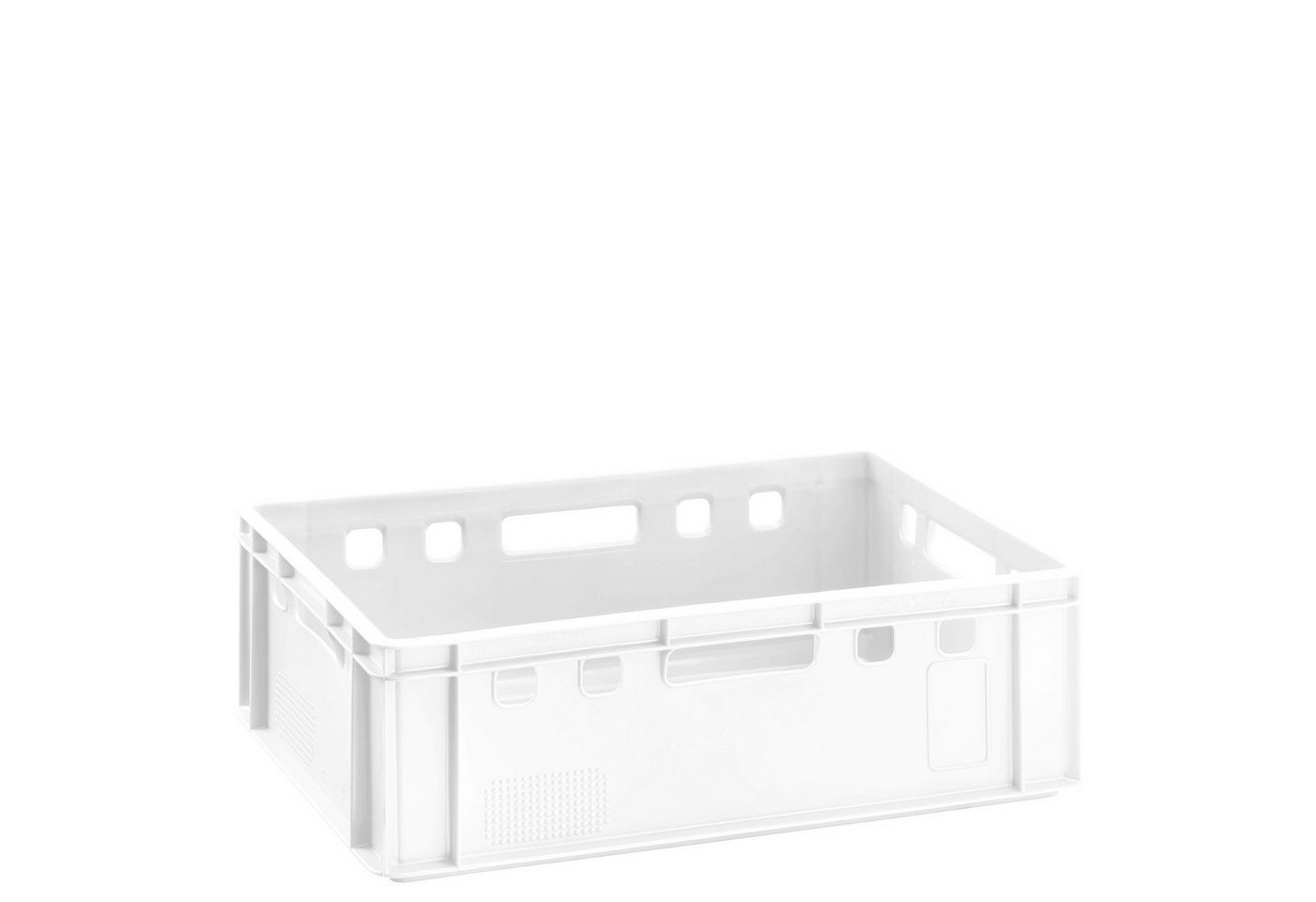 BURI Transportbehälter Fleischkiste E2 weiß Lagerkiste Eurobox lebensmittelecht stapelbar, (1-St) Bild 3
