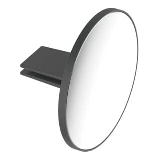 Royal Modular 2.0 Kosmetikspiegel 800900000000200 ø 149 mm, dunkelgrau, zum Hinstellen und Anklemmen - Keuco