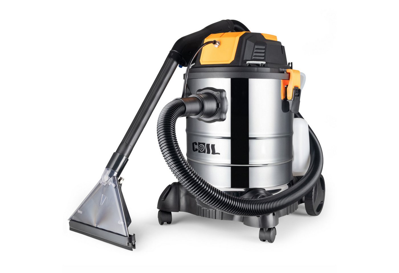 COIL Nass-Trocken-Sauger Waschsauger, 4-in-1, Teppichreiniger, 19 kPa, 5L Wassertank, 1300 W, beutellos, mit Sprühfunktion & Blasfunktion, 25L, Filterreinigungsfunktion Bild 3