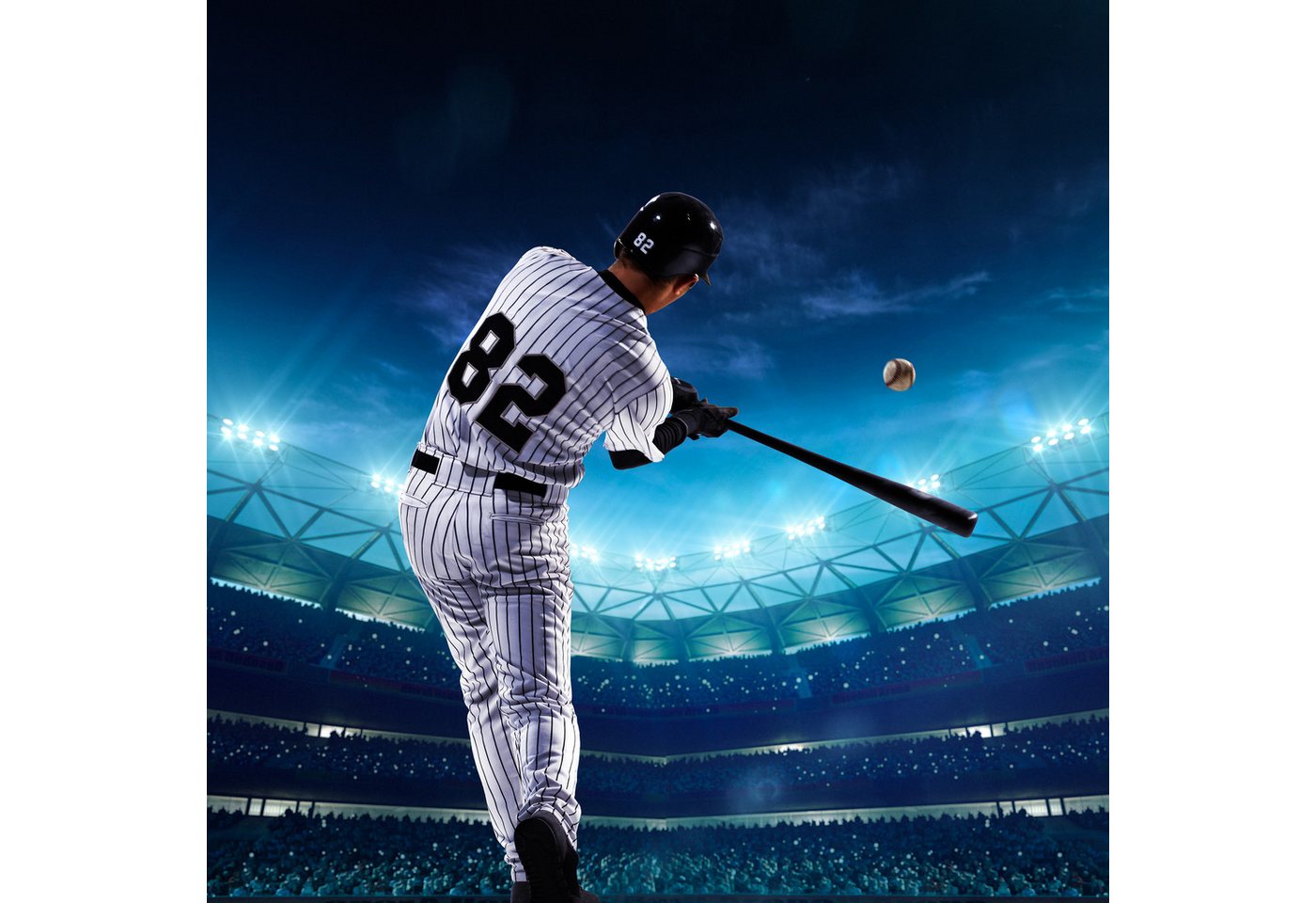 relaxdays Softballschläger 4 x Baseballschläger Aluminium, PU, Aluminium, 5 ", (4 St) Bild 2