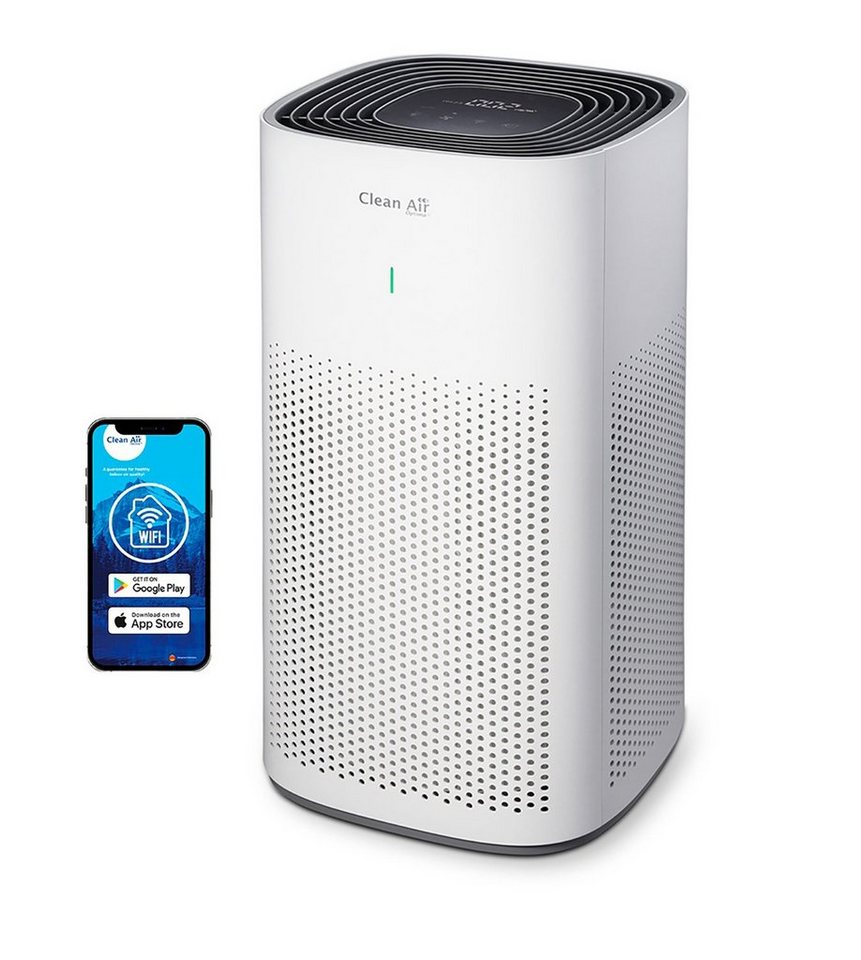 Clean Air Optima Luftreiniger Intelligenter HEPA-Ionisator - CA-507 Smart, für 70 m² Räume, Intelligent Particle Sensor und digitaler Monitor Bild 4