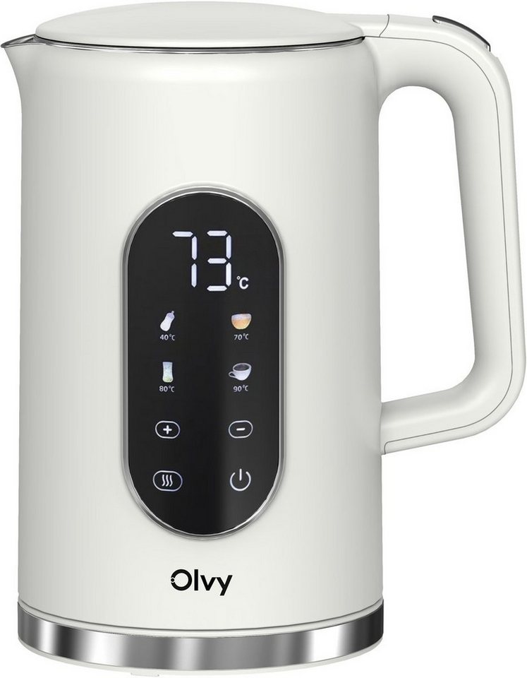 Olvy Wasserkocher Olvy Wasserkocher Creme, Temperatureinstellung 1.7L Bild 3