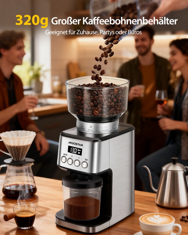 Taylor Swoden Espressomaschine, 2 in 1 Kompakte Edelstahl Kapsel Kaffeemaschine mit 1,35L Tank Bild 3