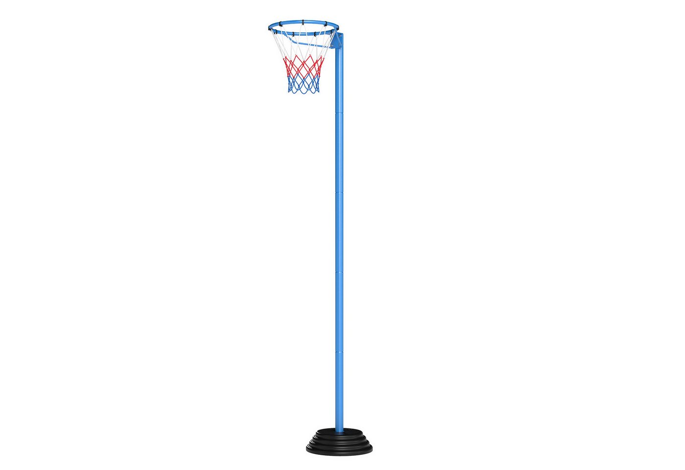 COSTWAY Basketballständer, Mit höhenverstellbarem Pfosten von 105-255 cm Bild 2