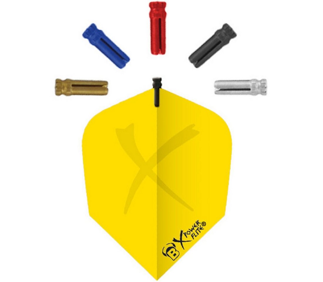 BULL'S Dart-Flights Flightschoner Aluminium schwarz