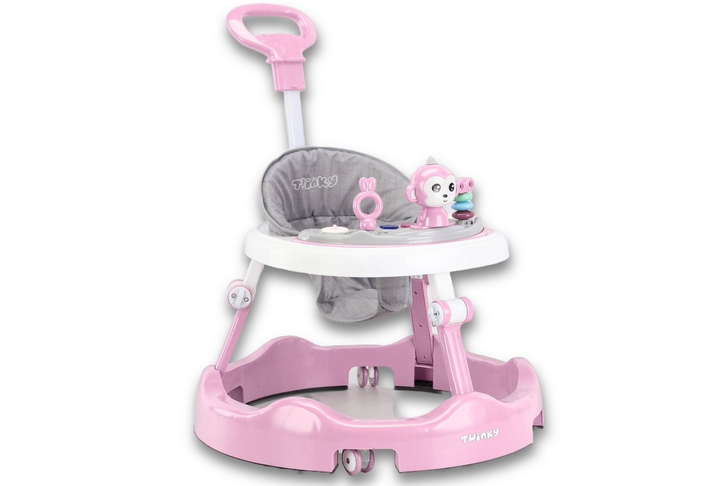 TWINKY Babywalker Höhenverstellbarer 4 in 1 Lauflernhilfe Lauflernwagen, (Bedienungsanleitung für Babywalker) Bild 4