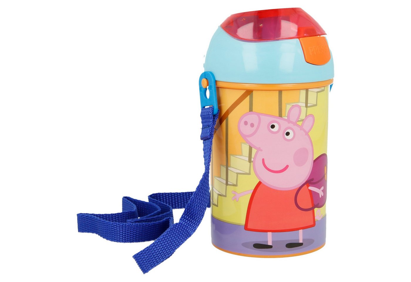 Peppa Pig Trinkflasche Peppa Pig Wutz Sportflasche Wasserflasche Flasche 450 ml