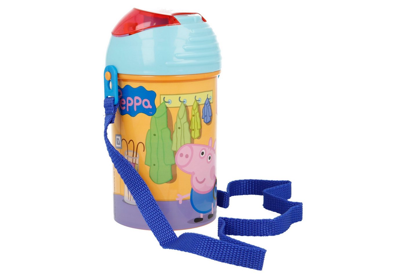 Peppa Pig Trinkflasche Peppa Pig Wutz Sportflasche Wasserflasche Flasche 450 ml Bild 3