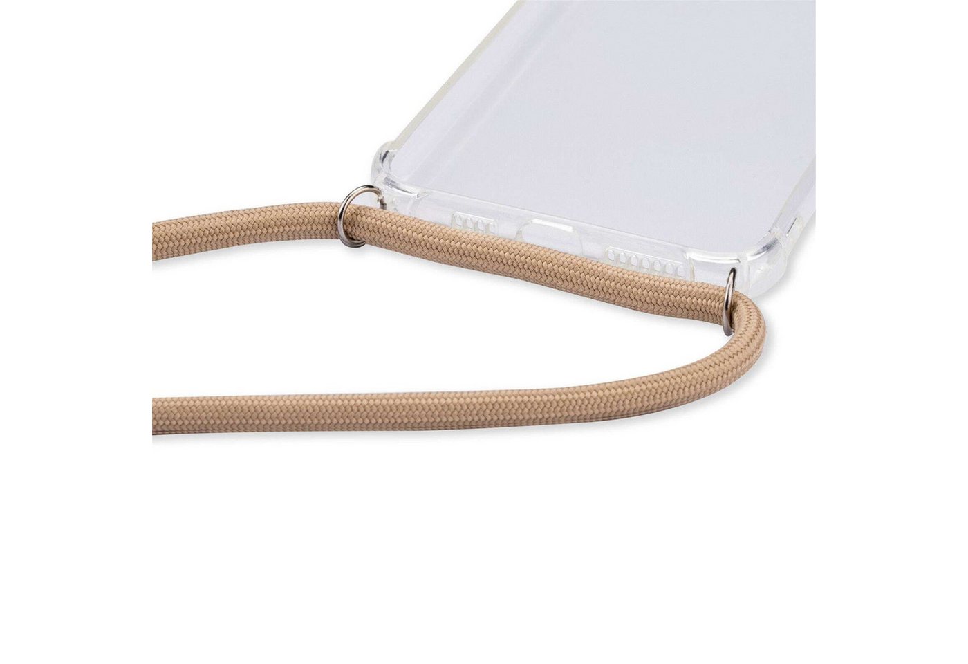 betterfon Handykette für Google Pixel 10a - Hülle mit Band zum Umhängen Handyhülle Beige, Premium-Panzerung – stoßfest, kratzresistent & passgenau Bild 5