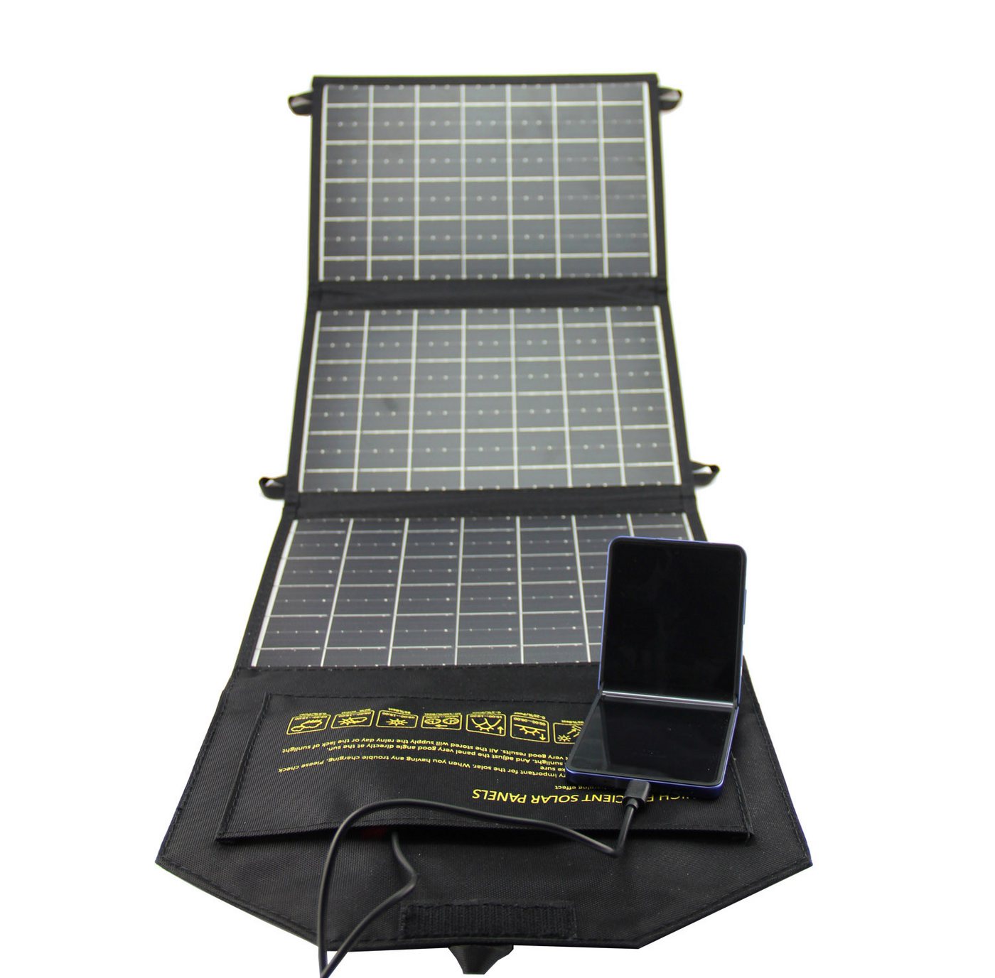 SOL-EXPERT group Trag- und faltbares Solar-Ladegerät, 30 Watt Solarladegerät Bild 3
