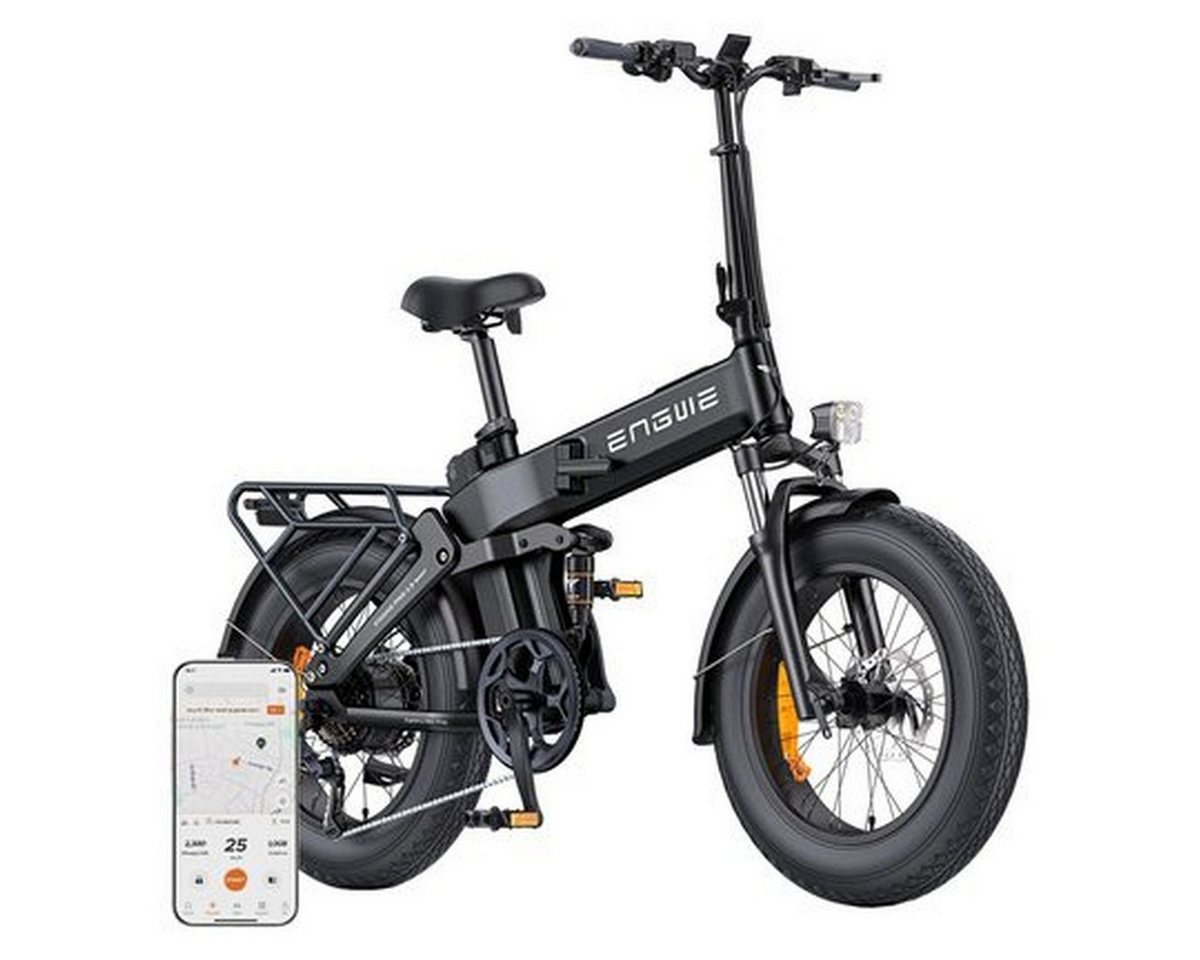 ENGWE Jugendfahrrad ENGWE PRO 3.0 BOOST 250 W 20-Zoll-E-Bike (schwarz) Bild 2