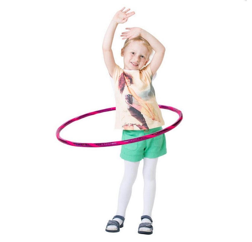 Hoopomania Hula-Hoop-Reifen Glamour Kinder Hula Hoop, Ø60cm, Pink-Pink Bild 3