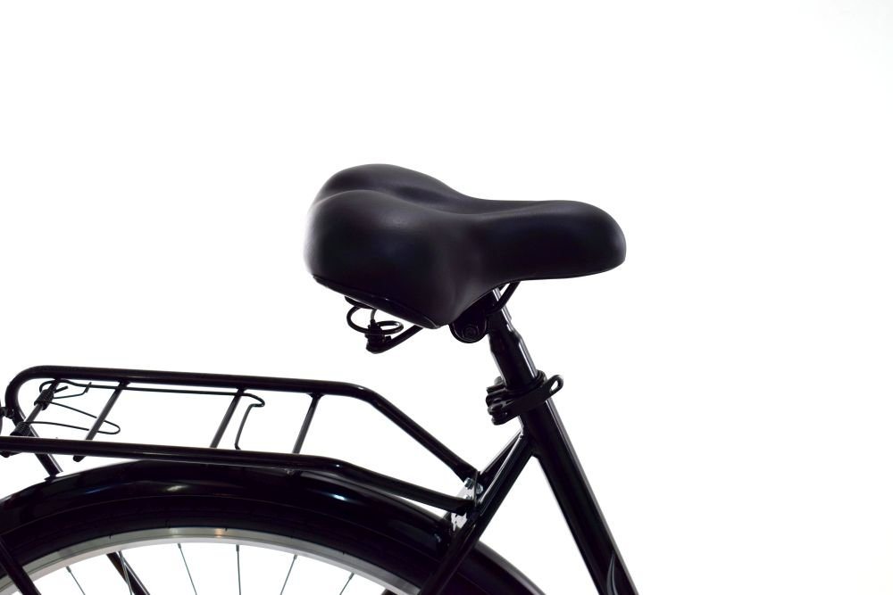T&Y Trade Cityrad 28 ZOLL DAMEN CITY HOLLAND FAHRRAD BIKE Rad Rücktritt STVO Enur Schwar, 1 Gang, Rücktritt, Gepäckträger, Seitenständer, Korb