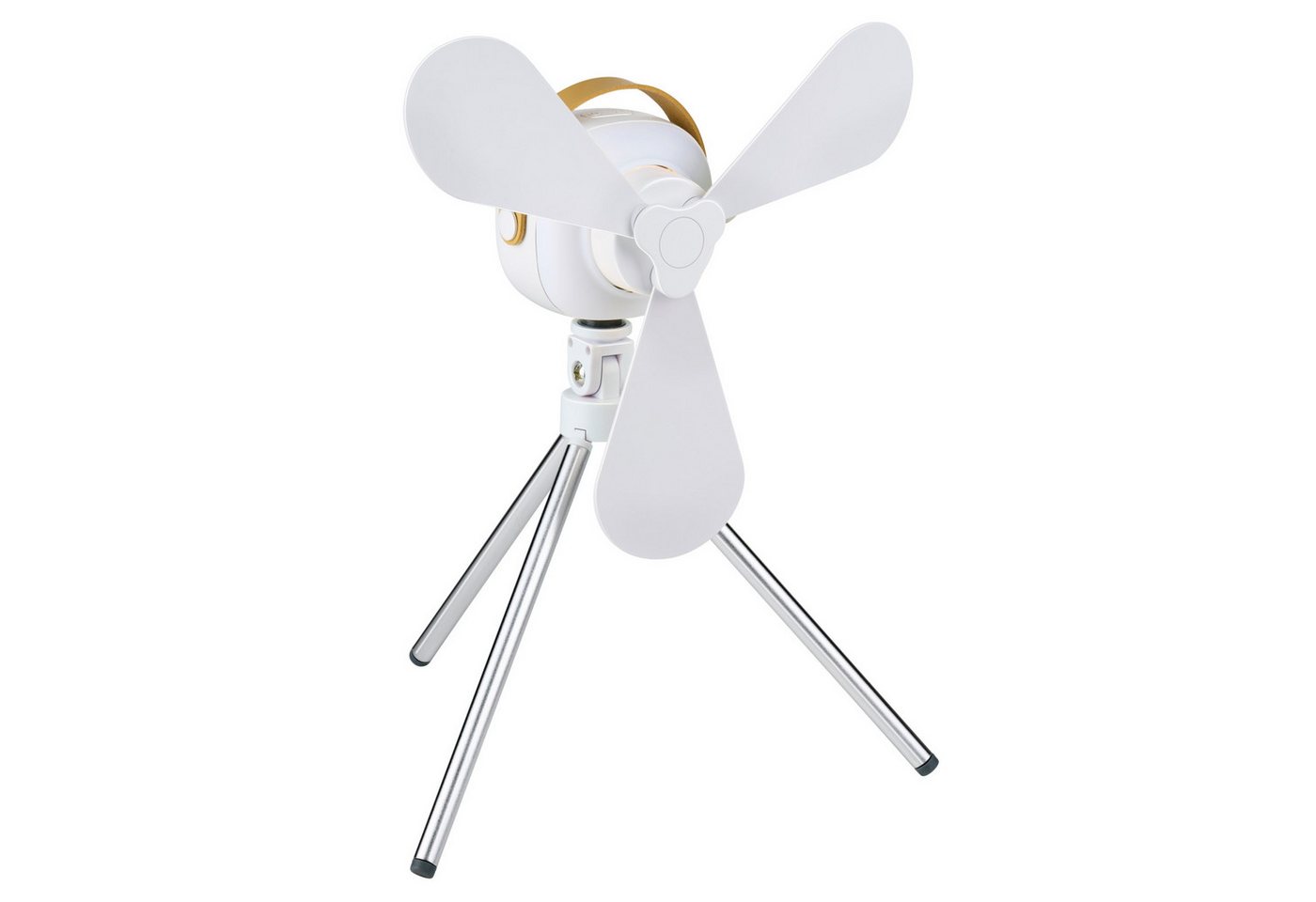 HAC24 Tischventilator Portabler Akku Ventilator Outdoor Camping Deckenventilator, zum Stehen oder Hängen mit Licht & Fernbedienung 3 Stufen Bild 4